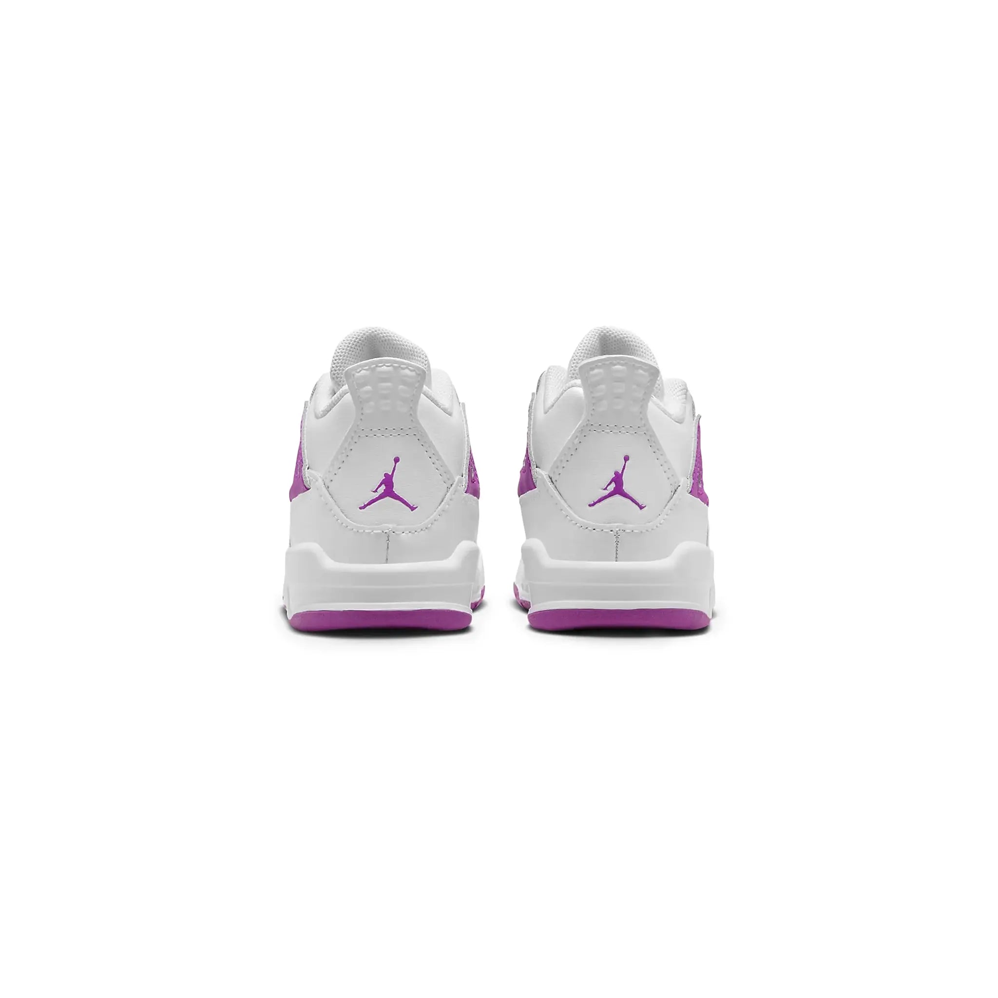 Back view of Air Jordan 4 Retro Hyper Violet (TD) FQ1313-151